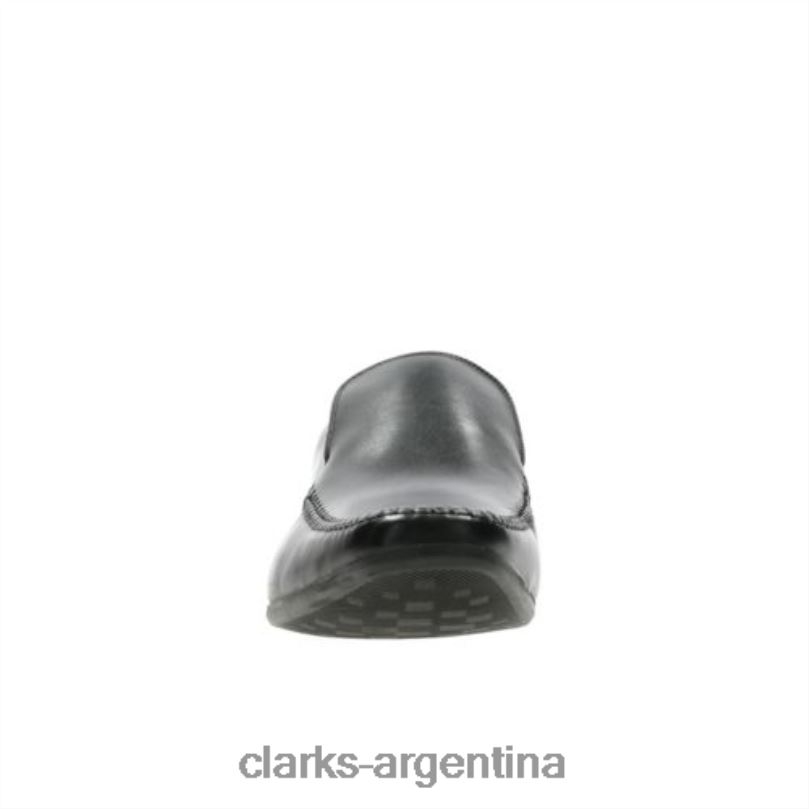 Clarks hombres 2FZPZ4397 clarks costura glement cuero negro cuero negro