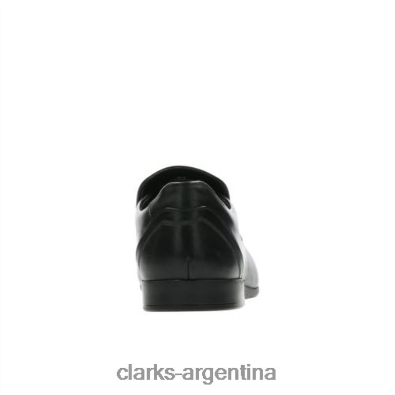 Clarks hombres 2FZPZ4397 clarks costura glement cuero negro cuero negro