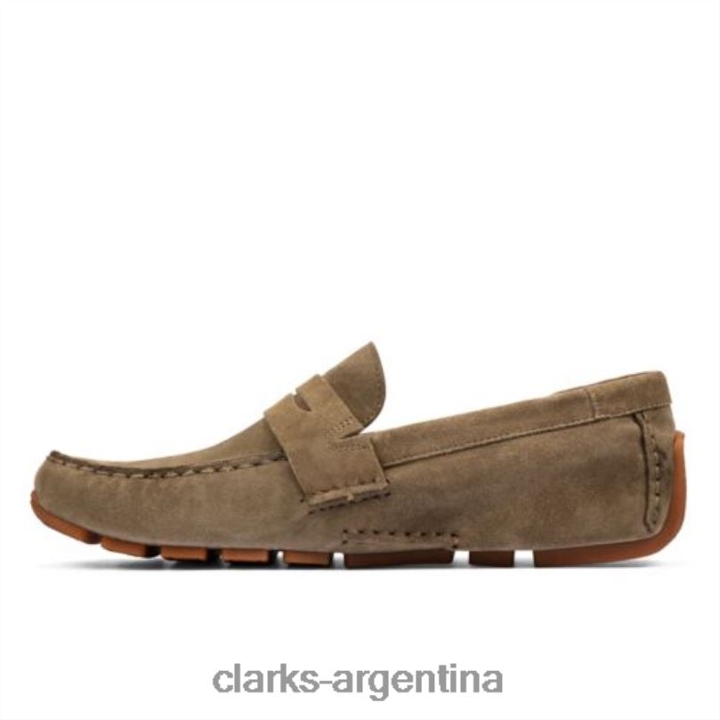 Clarks hombres 2FZPZ4403 clarks oswick pen ny gamuza verde oliva ante oliva