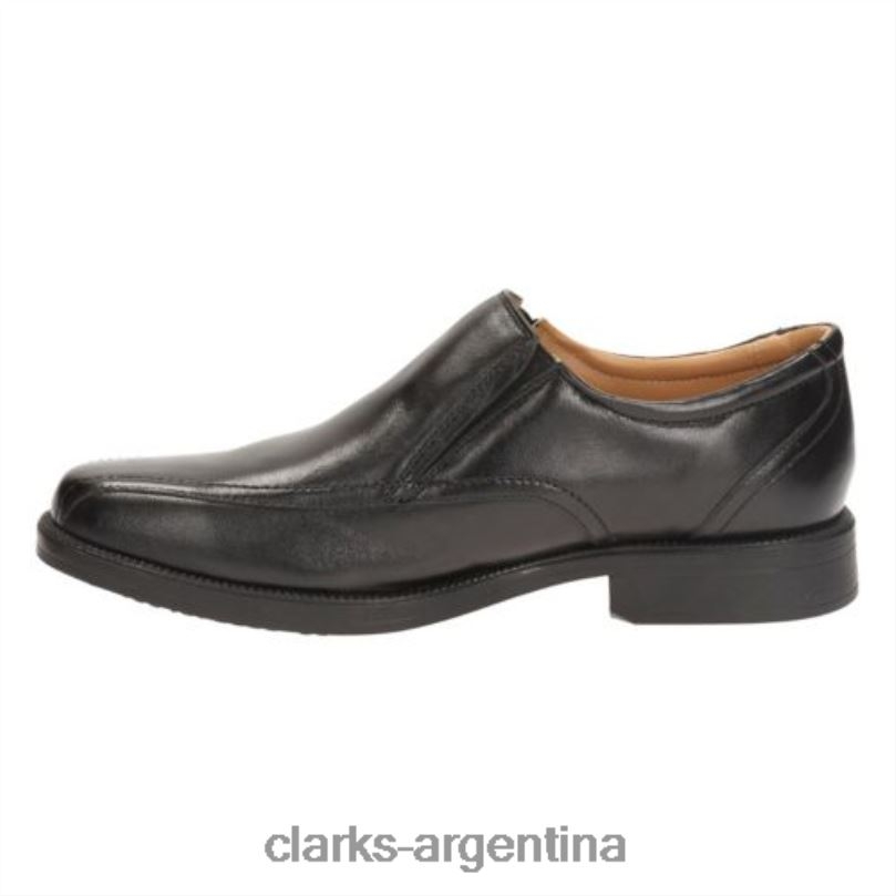 Clarks hombres 2FZPZ4406 granizo duro clarks de cuero negro cuero negro