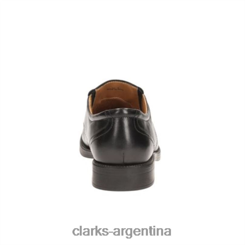 Clarks hombres 2FZPZ4406 granizo duro clarks de cuero negro cuero negro