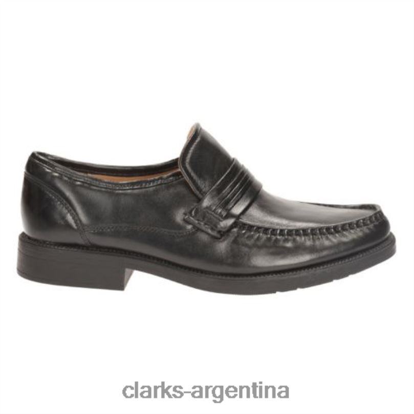 Clarks hombres 2FZPZ4407 granizo trabajo clarks cuero negro cuero negro