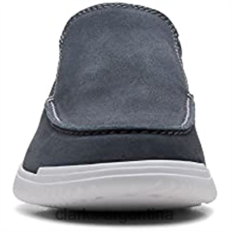 Clarks hombres 2FZPZ691 Mocasines Donaway Free de Clarks Waxy azul marino para hombre