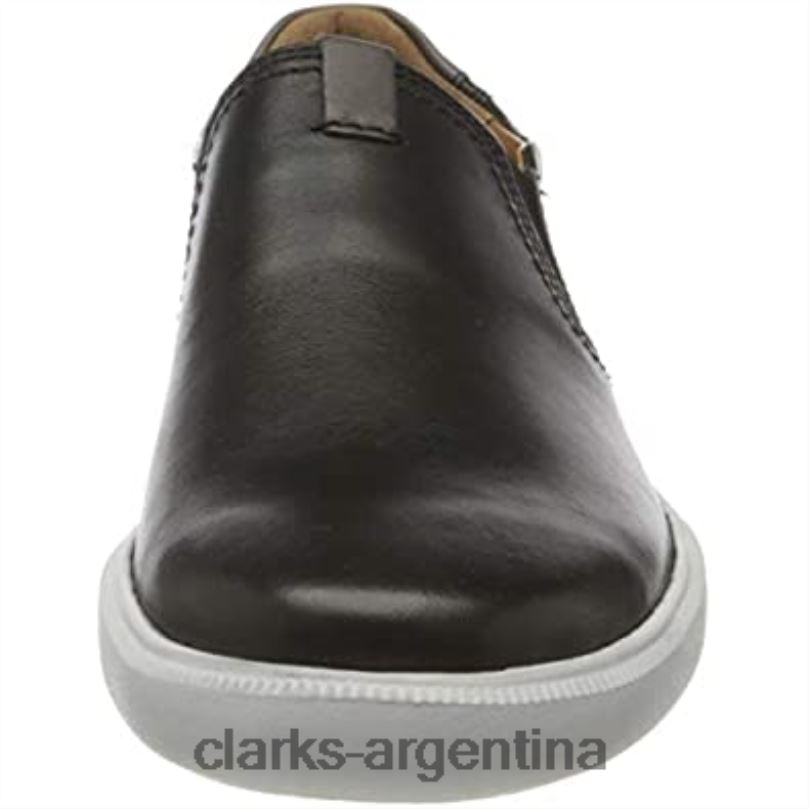 Clarks hombres 2FZPZ914 Mocasines Clarks Cambro Step para hombre negro cuero negro