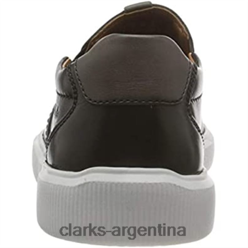 Clarks hombres 2FZPZ914 Mocasines Clarks Cambro Step para hombre negro cuero negro
