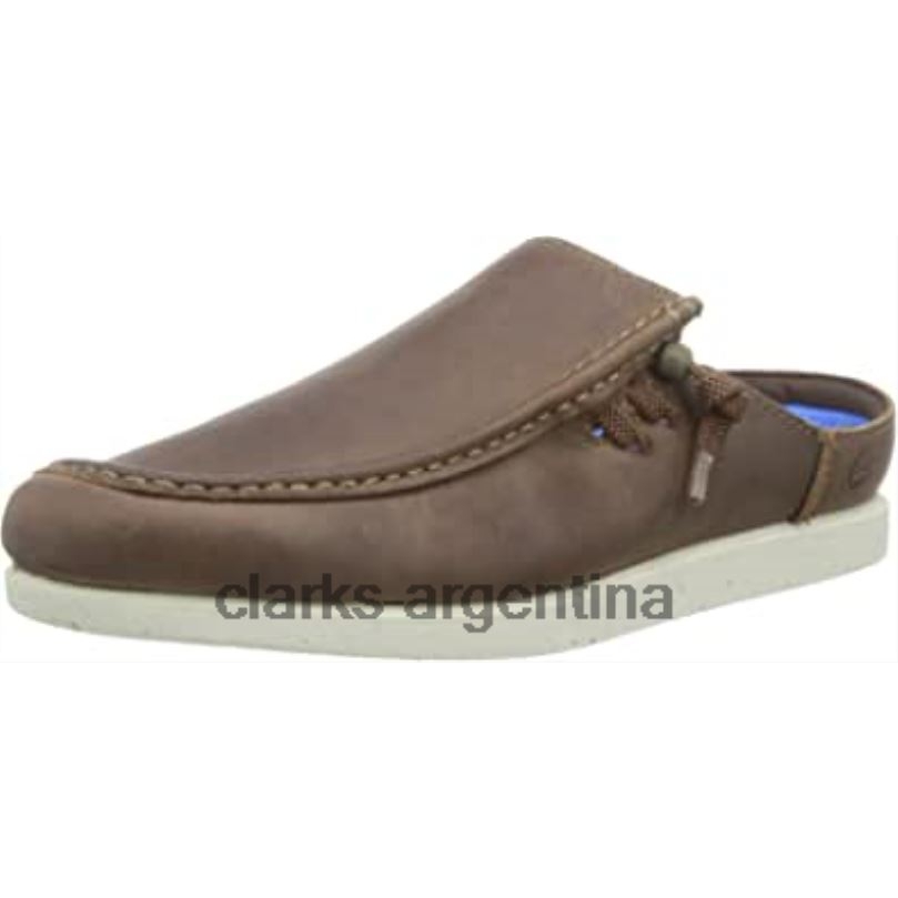 Clarks hombres 2FZPZ1013 clarks beeswax shacre lite sun mule para hombre cera de abejas
