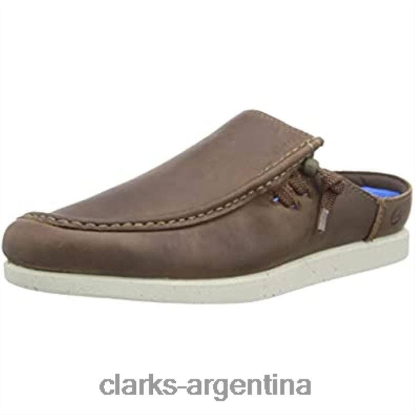 Clarks hombres 2FZPZ1013 clarks beeswax shacre lite sun mule para hombre cera de abejas