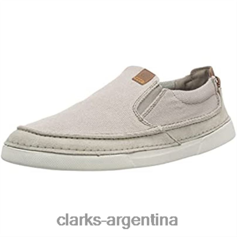 Clarks hombres 2FZPZ1593 Mulas Clarks Stone Combi Gereld Step para hombre combinación de piedra