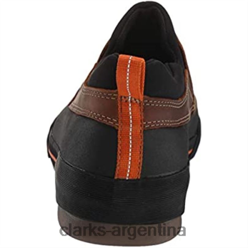 Clarks hombres 2FZPZ2015 Clarks Bowman Free Rashoe de cuero color canela oscuro para hombre cuero bronceado oscuro