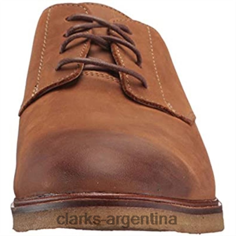 Clarks hombres 2FZPZ2039 clarks clarkdale moon de cuero tostado oscuro para hombre
