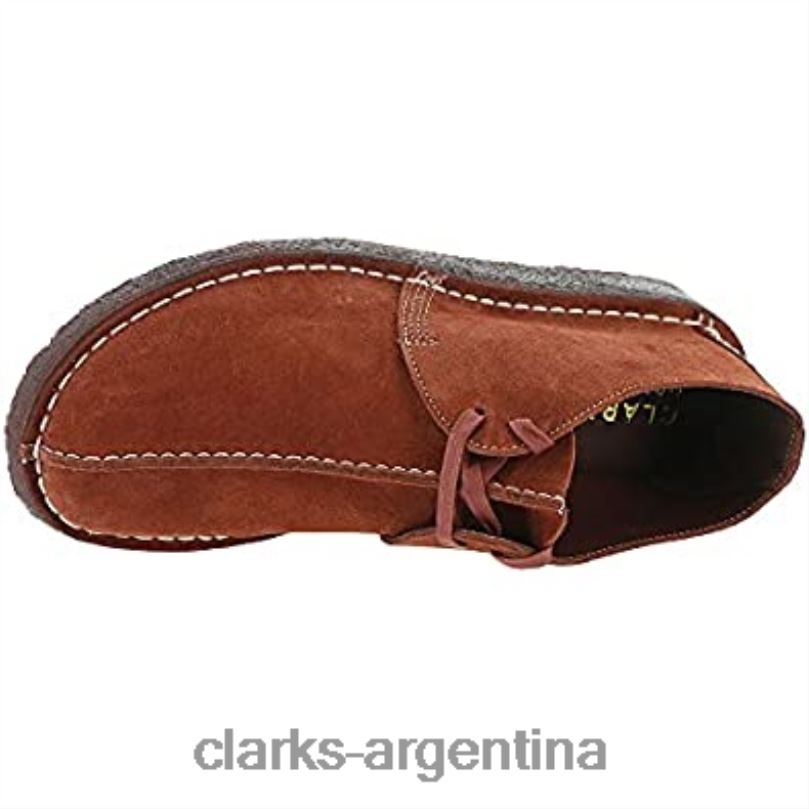 Clarks hombres 2FZPZ211 zapatos clarks desert trek de ante burdeos para hombre