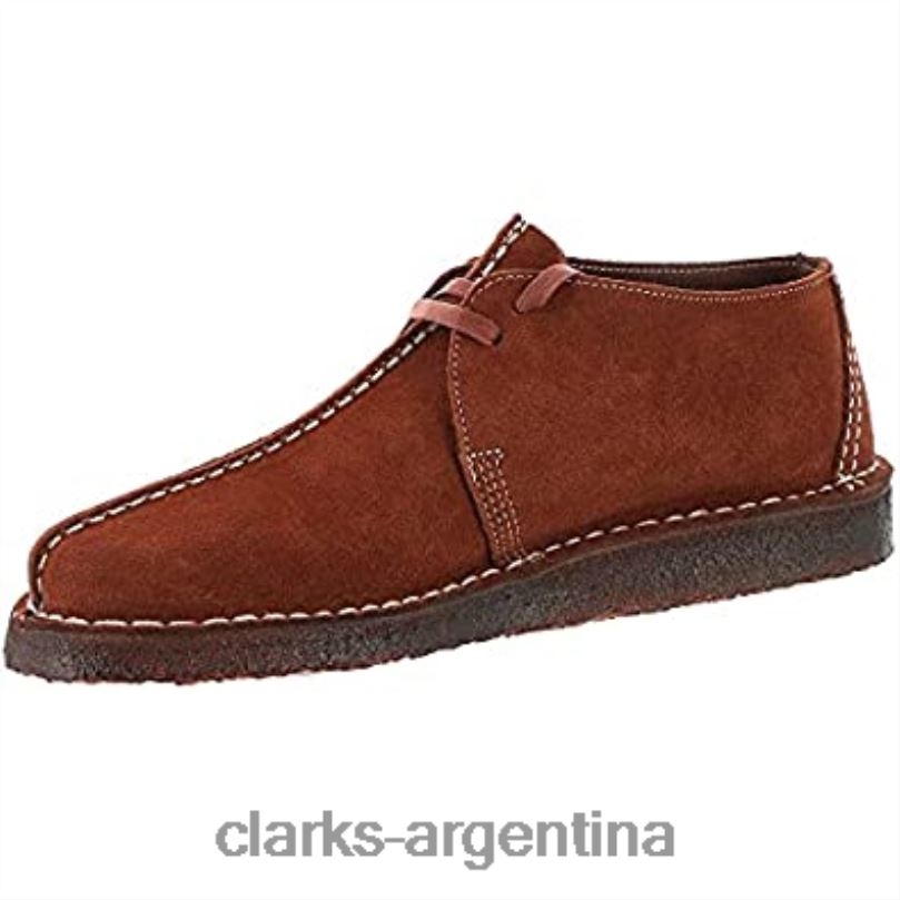Clarks hombres 2FZPZ211 zapatos clarks desert trek de ante burdeos para hombre