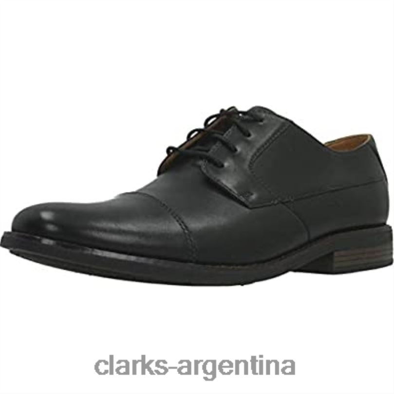 Clarks hombres 2FZPZ2641 gorra clarks becken hombre negra cuero negro