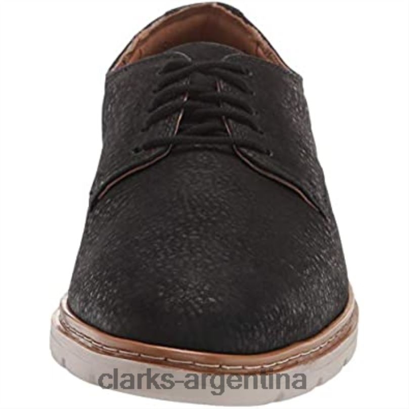 Clarks hombres 2FZPZ2873 Zapatos bajos clarks lug lite de nobuk negro para hombre nubuck negro