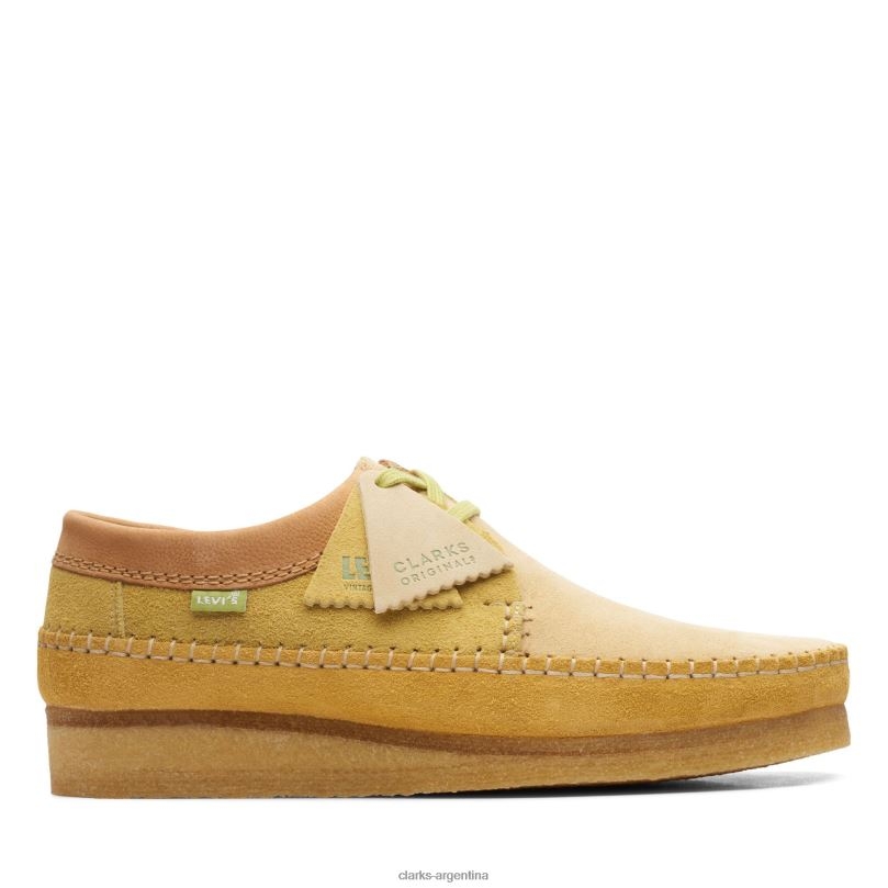 Clarks hombres 2FZPZ3654 Clarks amarillos tejedores amarillo
