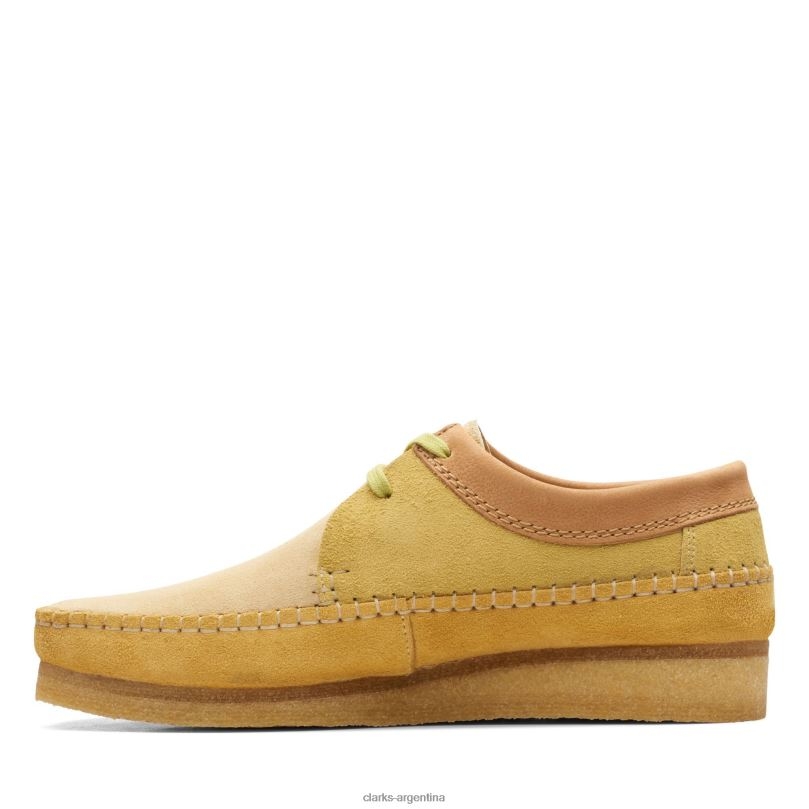 Clarks hombres 2FZPZ3654 Clarks amarillos tejedores amarillo