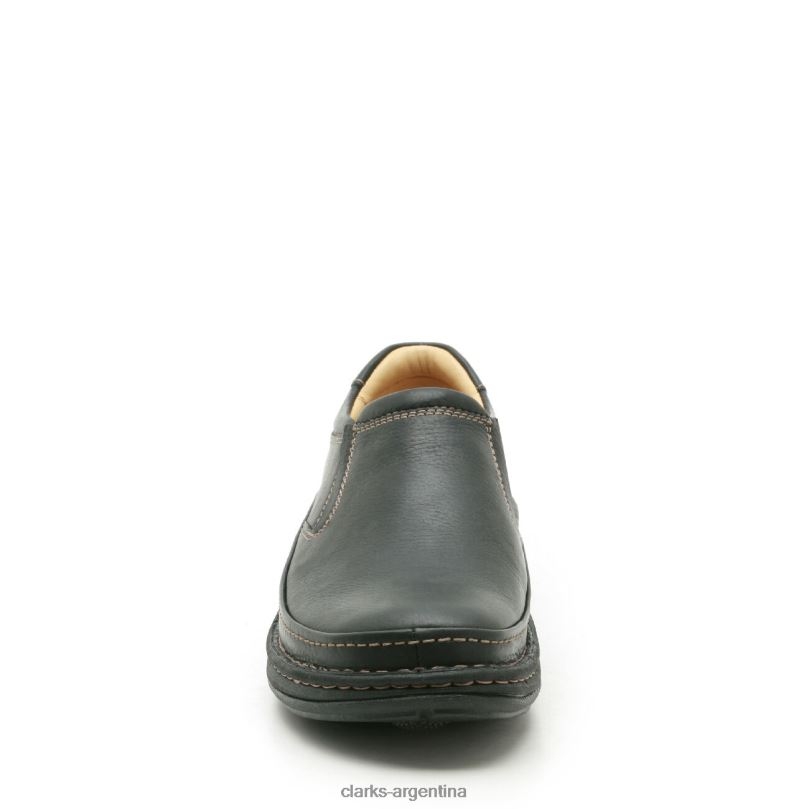 Clarks hombres 2FZPZ3671 naturaleza fácil clarks cuero negro cuero negro
