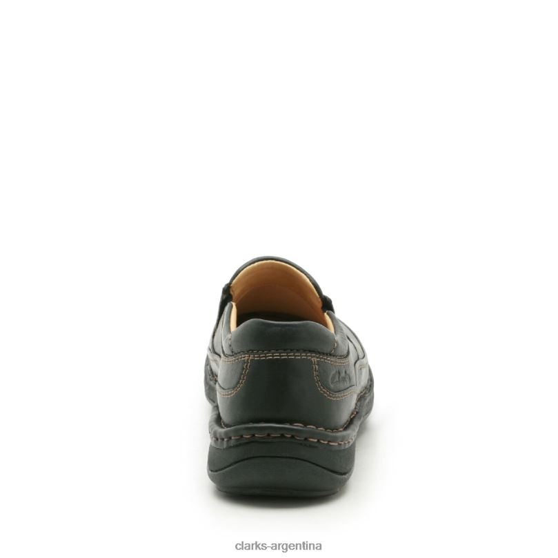 Clarks hombres 2FZPZ3671 naturaleza fácil clarks cuero negro cuero negro