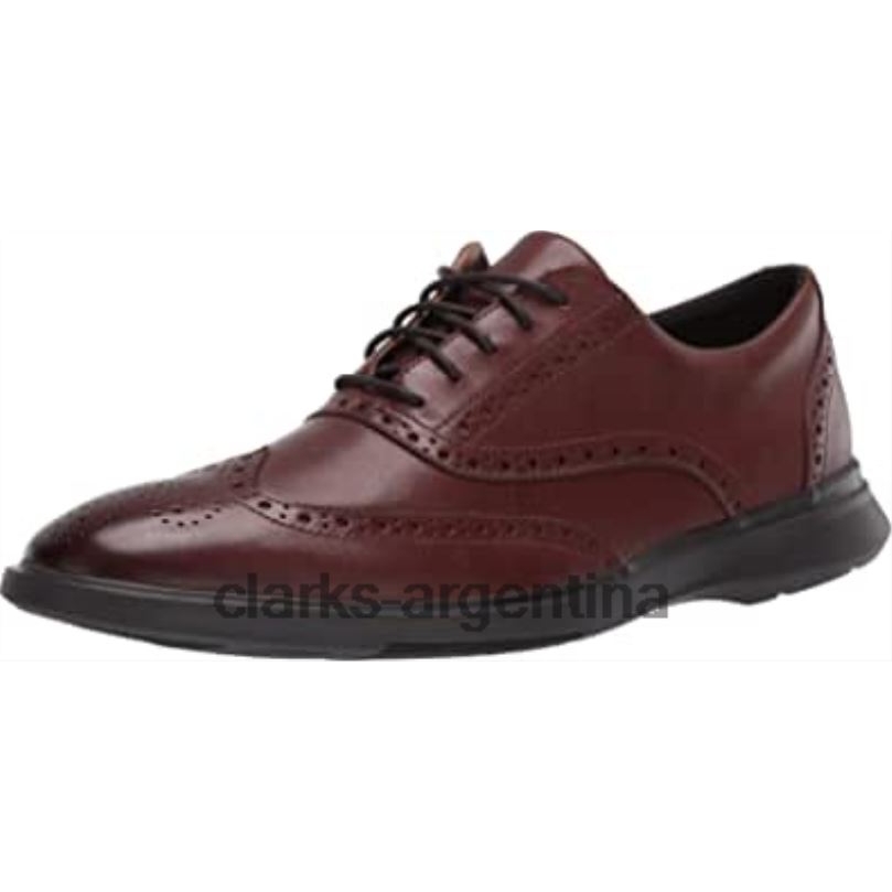Clarks hombres 2FZPZ401 zapatos clarks mahoga ny de cuero para hombre un lipari ave cuero caoba