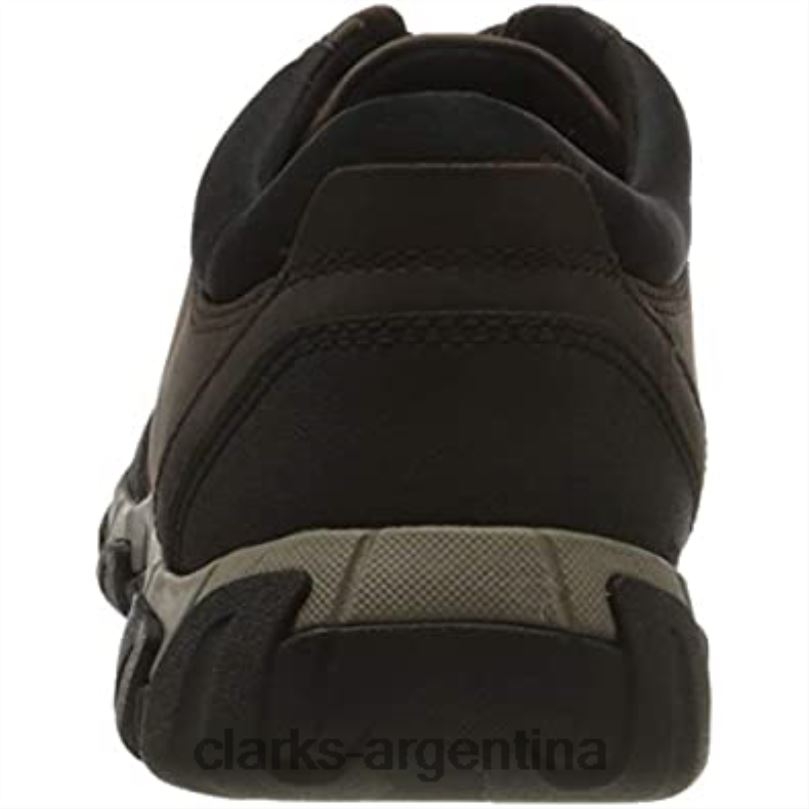 Clarks hombres 2FZPZ439 zapato de senderismo clarks grove edge ii para hombre cuero marrón cuero marrón