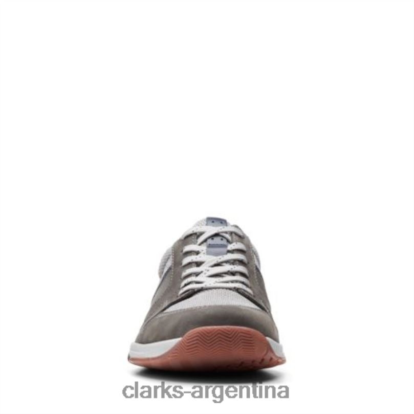 Clarks hombres 2FZPZ4425 clarks combi langton encaje gris combinado gris