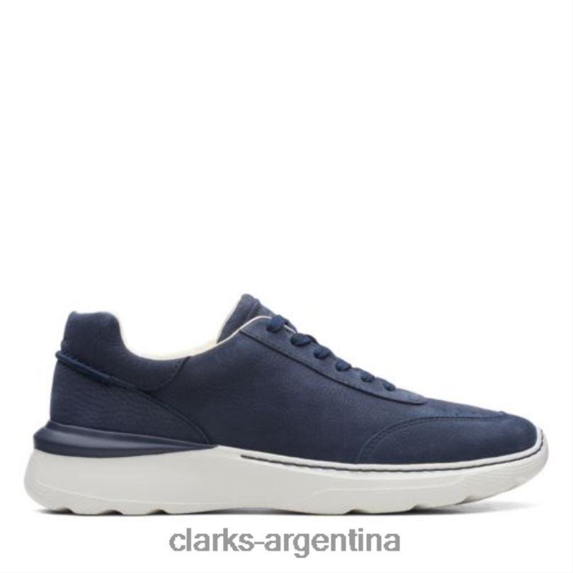 Clarks hombres 2FZPZ4436 clarks de encaje sprint lite de nubuck azul marino nubuck azul marino