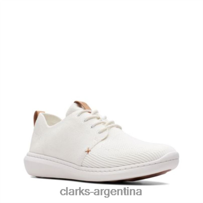 Clarks hombres 2FZPZ4437 paso urbano mezcla clarks blanco blanco