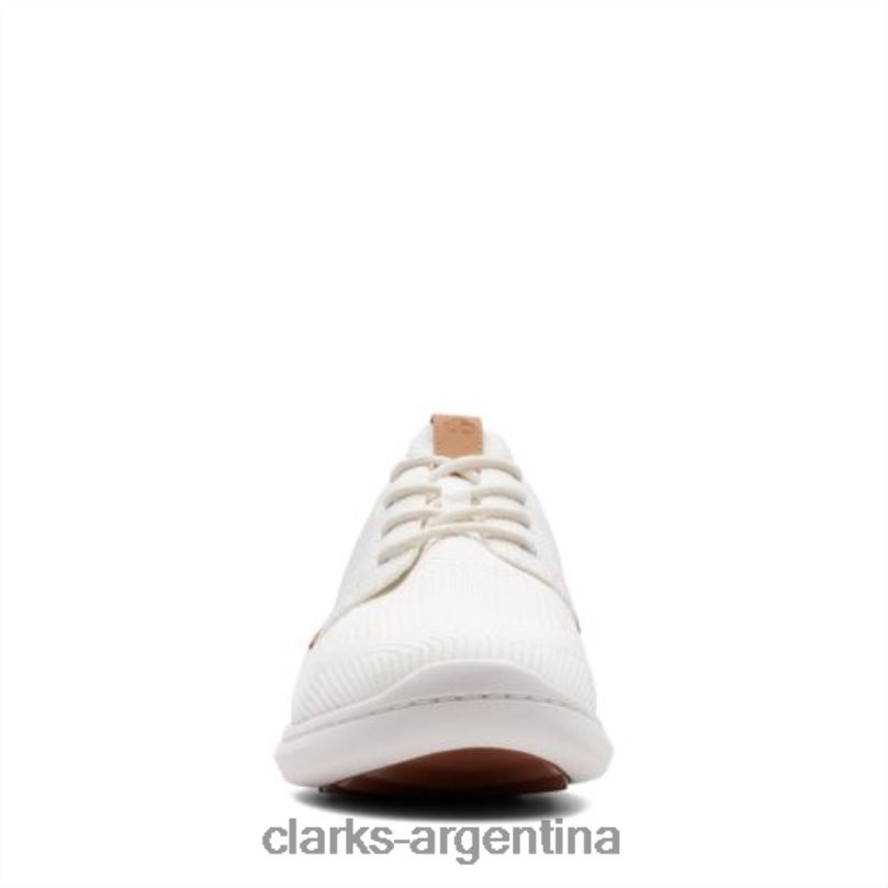 Clarks hombres 2FZPZ4437 paso urbano mezcla clarks blanco blanco