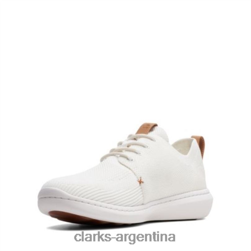 Clarks hombres 2FZPZ4437 paso urbano mezcla clarks blanco blanco