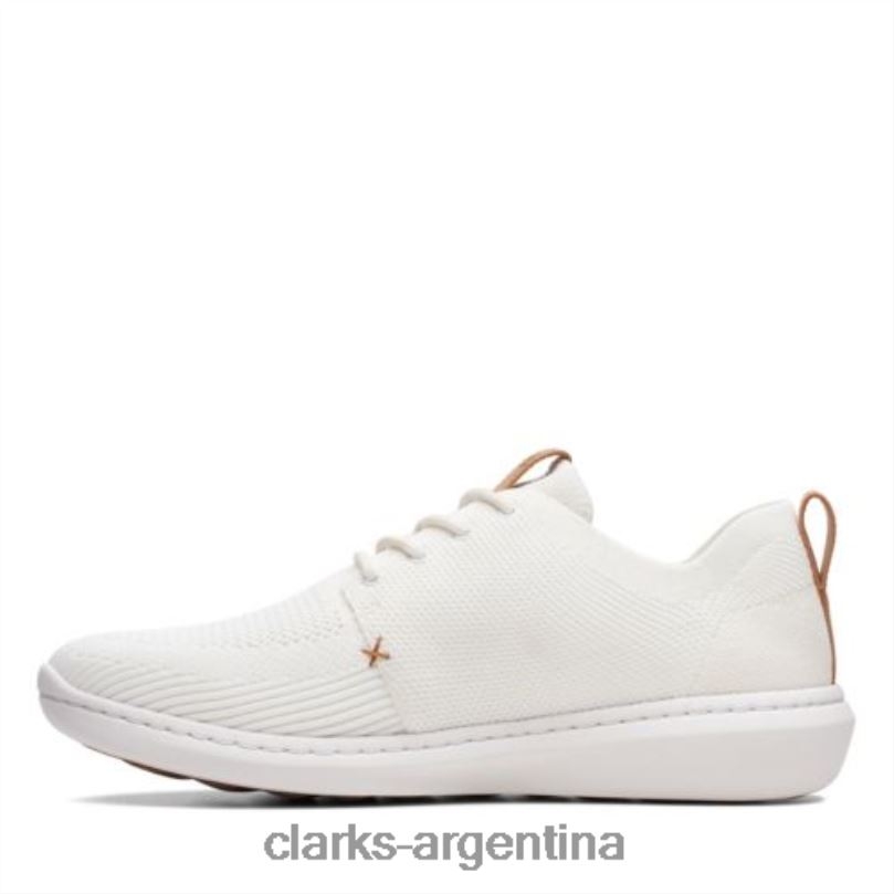 Clarks hombres 2FZPZ4437 paso urbano mezcla clarks blanco blanco