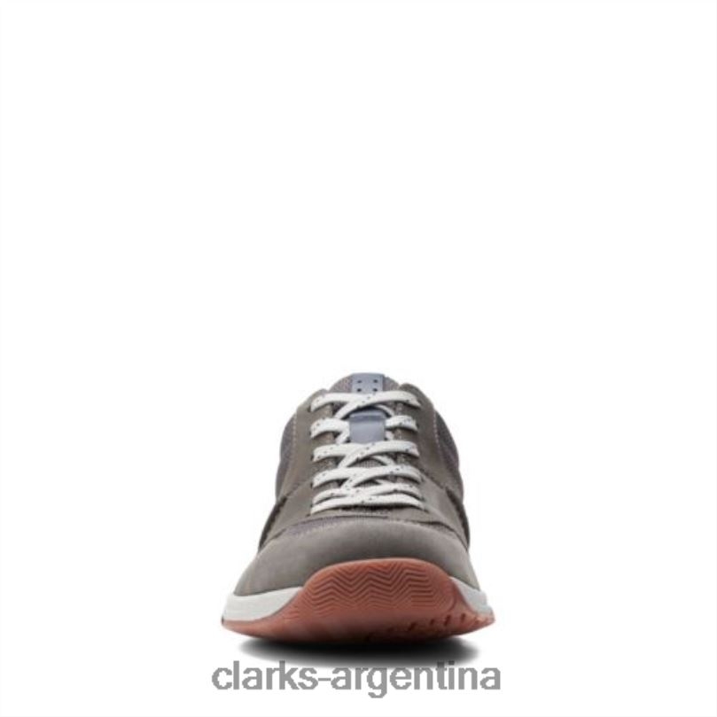 Clarks hombres 2FZPZ4438 clarks langton race nobuk gris nubuck gris
