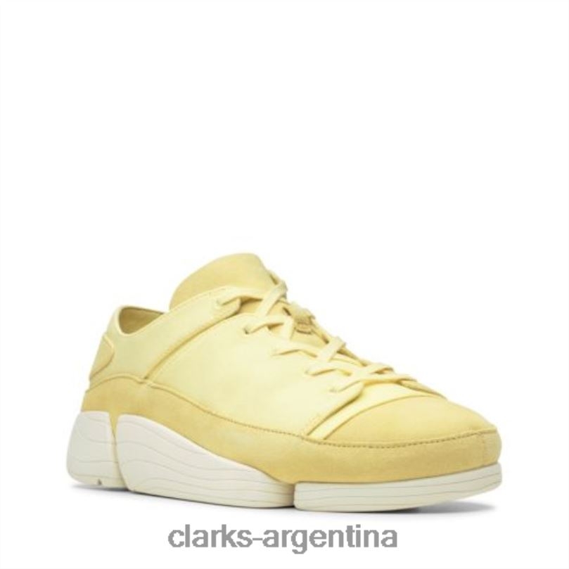 Clarks hombres 2FZPZ4440 clarks trigenic evo amarillo pálido bajo de color amarillo pálido