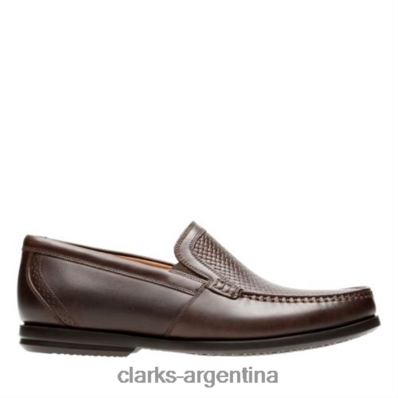 Clarks hombres 2FZPZ4445 clarks un gala free cuero marrón cuero marrón