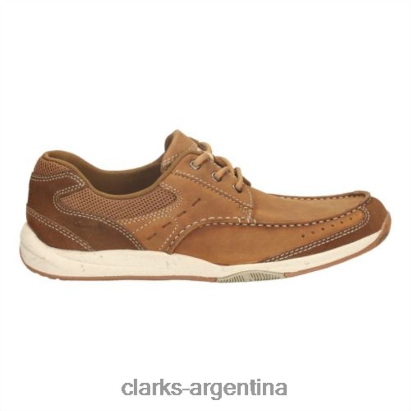 Clarks hombres 2FZPZ4450 clarks allston edge tan nubuck nubuck bronceado