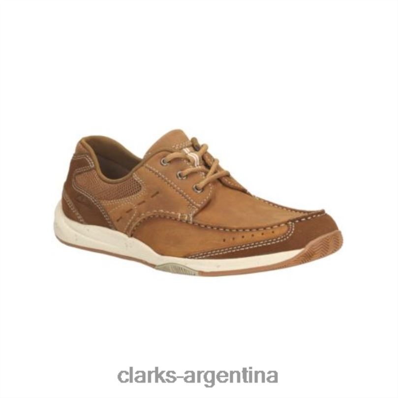 Clarks hombres 2FZPZ4450 clarks allston edge tan nubuck nubuck bronceado