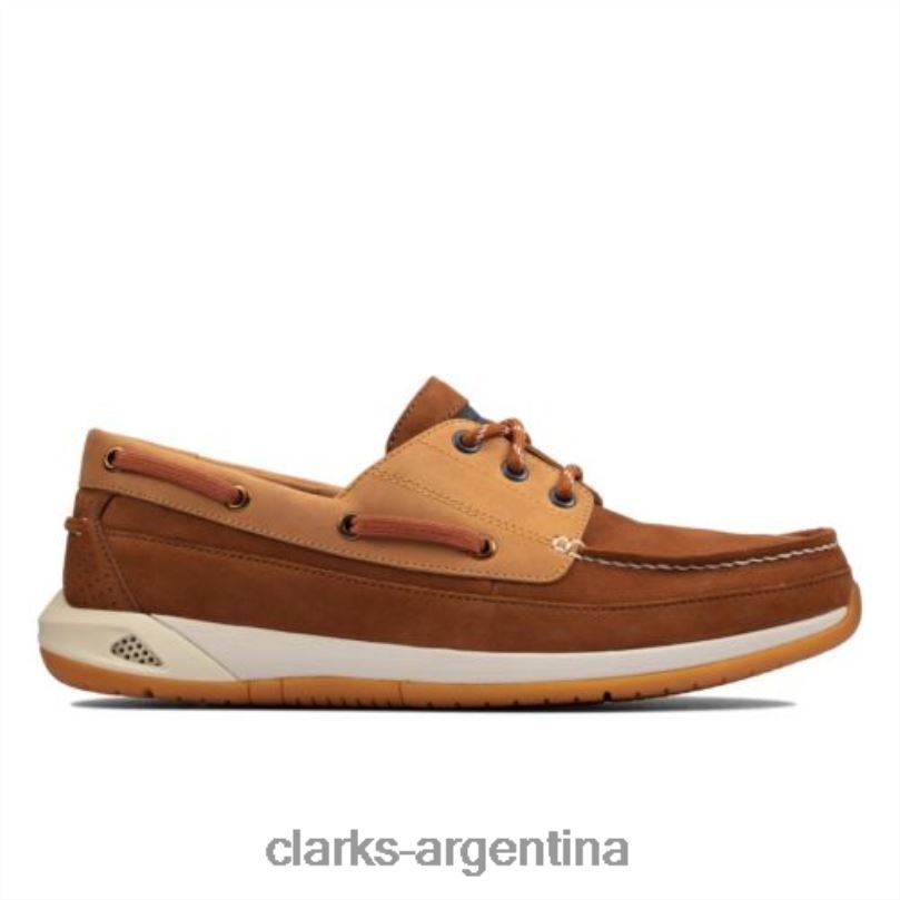 Clarks hombres 2FZPZ4482 clarks ormand barco tan combi combinación bronceado