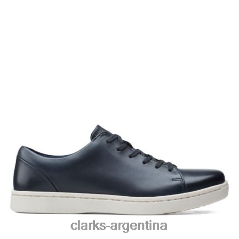 Clarks hombres 2FZPZ4485 kitna lo clarks cuero azul marino cuero azul marino