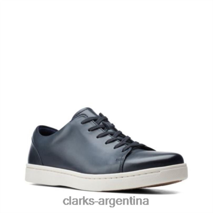 Clarks hombres 2FZPZ4485 kitna lo clarks cuero azul marino cuero azul marino
