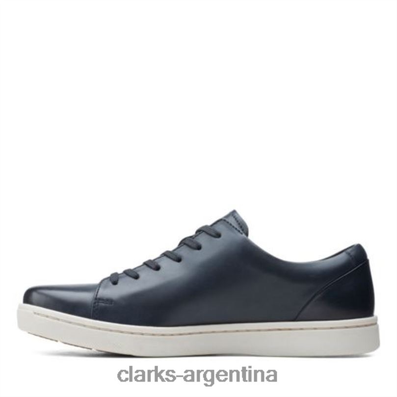Clarks hombres 2FZPZ4485 kitna lo clarks cuero azul marino cuero azul marino