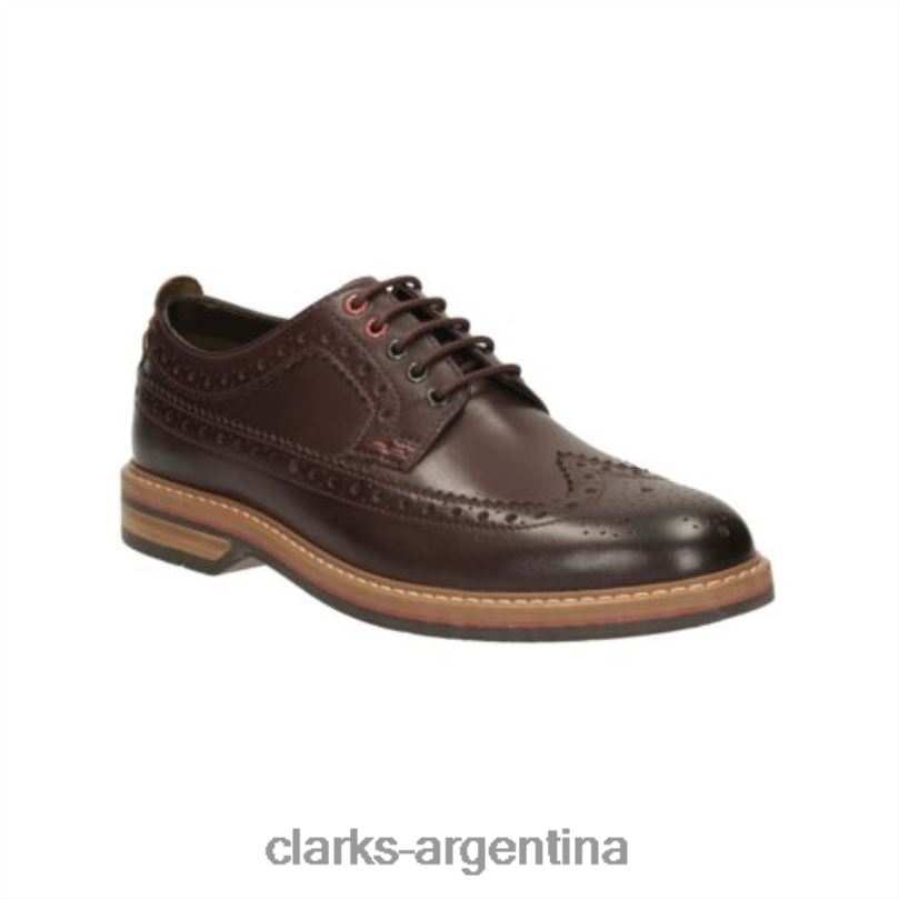 Clarks hombres 2FZPZ4497 límite de pitney de castaña clarks castaña