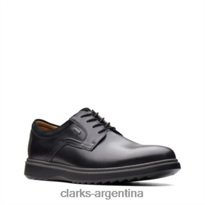 Clarks hombres 2FZPZ4504 clarks un geo lace gtx cuero negro cuero negro