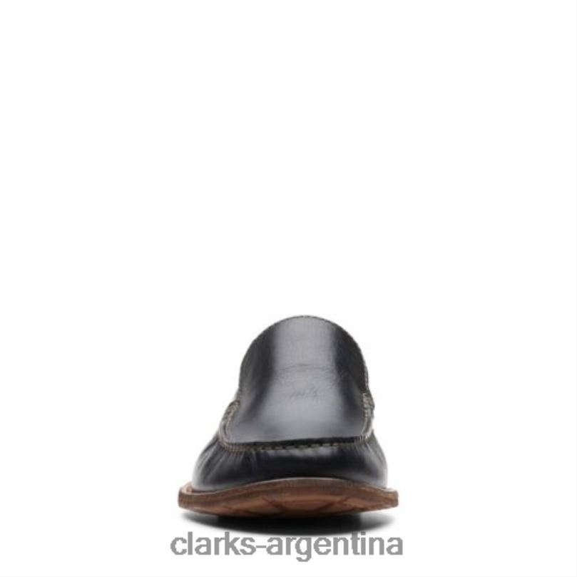 Clarks hombres 2FZPZ4507 clarks pace barnes cuero negro cuero negro