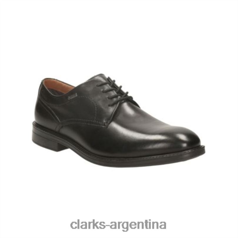 Clarks hombres 2FZPZ4513 clarks chilver walk gtx cuero negro cuero negro