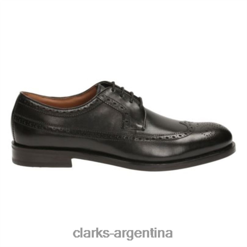 Clarks hombres 2FZPZ4517 clarks coling limit cuero negro cuero negro