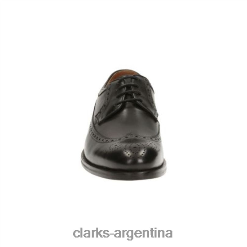 Clarks hombres 2FZPZ4517 clarks coling limit cuero negro cuero negro