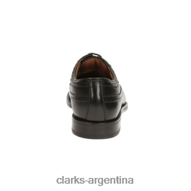 Clarks hombres 2FZPZ4517 clarks coling limit cuero negro cuero negro