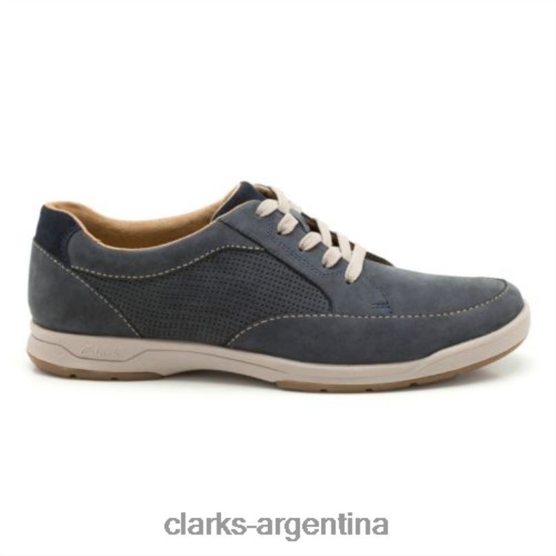 Clarks hombres 2FZPZ4523 clarks stafford park5 de nubuck azul marino nubuck azul marino