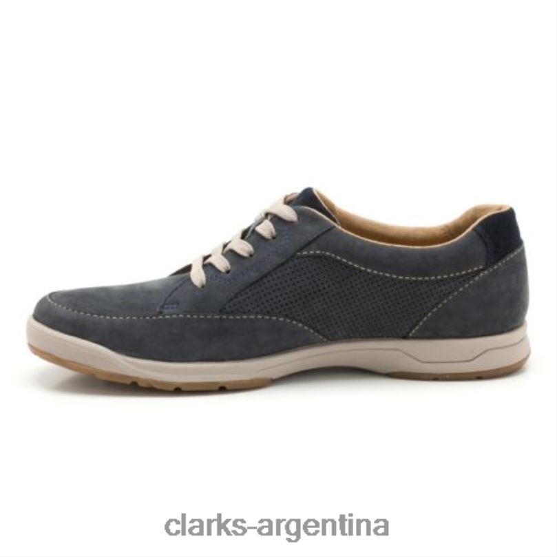 Clarks hombres 2FZPZ4523 clarks stafford park5 de nubuck azul marino nubuck azul marino