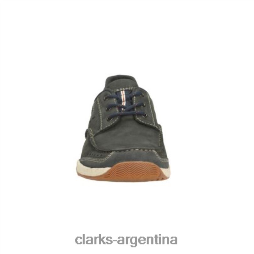 Clarks hombres 2FZPZ4525 clarks allston edge nubuck azul marino nubuck azul marino