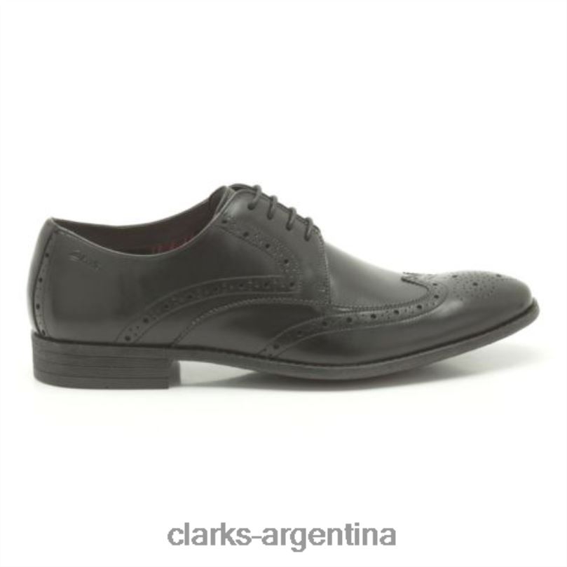 Clarks hombres 2FZPZ4528 clarks chart limit cuero negro cuero negro